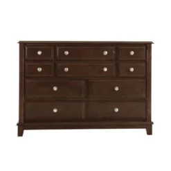 Ashford 10-drawer Dresser - Cappuccino -Bed Frame Shop e6beb87d debe 4996 9c0e a643db743657