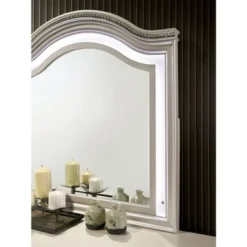 Allenby Contemporary Pearl White 55-inch Wide 6-Drawer Wood Dresser By Silver Orchid - Pearl White -Bed Frame Shop e76ef5f5 4b30 4227 872e 8988a576e4d4