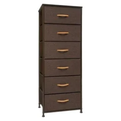 Crestlive Products Vertical Dresser Storage Tower With Wood Top - Light Gray - 6-drawer -Bed Frame Shop e7bb525a 1962 4cbb a4bf fbd6fcf68414