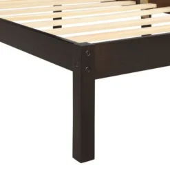 Nestfair Wooden Platform Bed With Headboard And Wood Slat Support - White - Twin -Bed Frame Shop e9036305 0753 412c a257 0198fbf63004