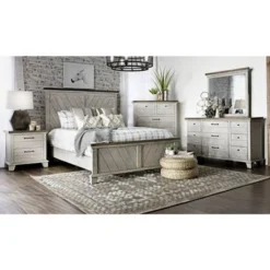 The Gray Barn Overlook Rustic 4-piece Bedroom Set - Rustic Chocolate And Honey - Queen -Bed Frame Shop e956bb1d a7c3 4f71 9447 3da990d105e5