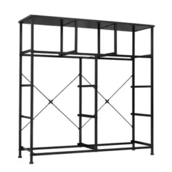 Pellebant Fabric Wide Dresser Storage Tower With 9 Drawers - Black - 9-drawer -Bed Frame Shop e978f48e ca02 427e 8438 b58853bde3b4