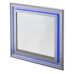 Lorana LED Lighted Bedroom Mirror - Silver Champagne -Bed Frame Shop eb4b72e7 1e3d 455c a1de 5413e30f3b72