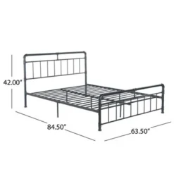 Mowry Industrial Queen-Size Bed Frame By Christopher Knight Home - Hammered Copper -Bed Frame Shop eb5f0bb4 7383 4a21 82f3 9fd9eb8b7c94