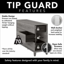 Somerset 6 Piece Full/Queen Size Bedroom Set By Bush Furniture - Ash Gray -Bed Frame Shop ebdeee24 db99 4952 af2b 633586ae94b2