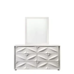 Somette Capri Snow White 6-drawer Dresser - White - 6-drawer