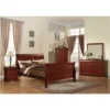 Acme Furniture Louis Philippe III Cherry Finish 4-piece Bedroom Set - Twin