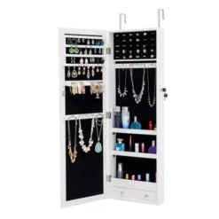 Storage Mirror Cabinet Can Be Hung On The Door Or Wall - White -Bed Frame Shop ed1b444e a7e5 48ed a77d 1db634ba2c2d