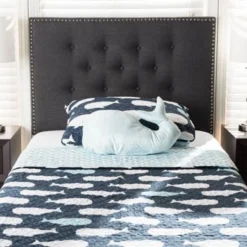 Contemporary Fabric Headboard By Baxton Studio - Grey - Full -Bed Frame Shop ed3e8f12 b78d 4286 8523 cfcf13eb3033