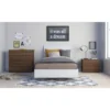 Nexera Solstice 4-Piece Bedroom Set, Walnut & White - Twin