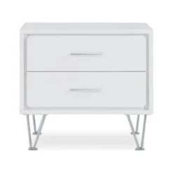 ACME Deoss Nightstand With 2 Drawers - Walnut -Bed Frame Shop ed85f910 00b7 4bf2 9d92 ccc049521e96