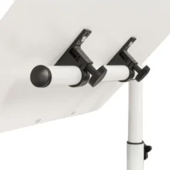 2-Drawers Wooden Nightstand With Adjustable Height,Swivel Top - White -Bed Frame Shop eecd50b9 5733 411d a027 b3eae7fbce54