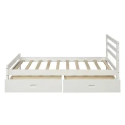 Moda Wood Platform Bed With Two Drawers - Grey -Bed Frame Shop eed9aaa9 9894 4bae a637 74c2191d2cfc