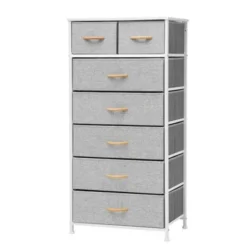 Pellebant 7-Drawer Storage Chest Dresser - Brown - 7-drawer -Bed Frame Shop ef95575d 6986 4804 8604 335d7534d7e1