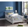 Moda Twin Bed With Trundle Grey - Grey