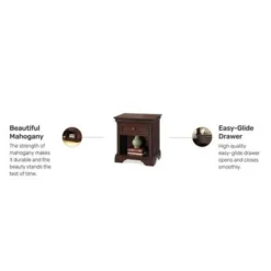 Lafayette 2-Piece King Bed And Night Stand By Homestyles - Brown - King - 2 Piece -Bed Frame Shop f270b01b 34d8 405f a888 a90534b40c1e