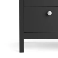 Porch & Den Madrid 3 Drawer Chest - Black Matte -Bed Frame Shop f2abb9c8 3902 4797 a1a7 054dff8b61fd