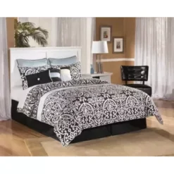 White Bostwick Shoals Queen/Full Panel Headboard -Bed Frame Shop f309d8a1 1c0f 4450 a476 ae88d2a30a2b