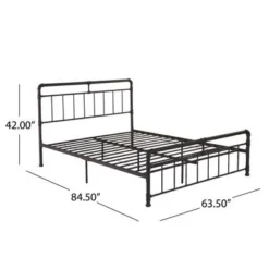 Mowry Industrial Queen-Size Bed Frame By Christopher Knight Home - Hammered Copper -Bed Frame Shop f322c43f 8c74 486a 82a7 14f5e111fba9