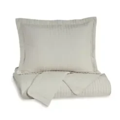 Buff Raleda Queen Coverlet Set