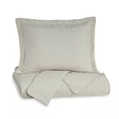 Buff Raleda Queen Coverlet Set 1 Buff Raleda Queen Coverlet Set