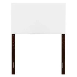 Faux Leather Adjustable Height Headboard - White - Full -Bed Frame Shop f5852900 d0b6 43e0 a2bc 4a6f3106d2a4