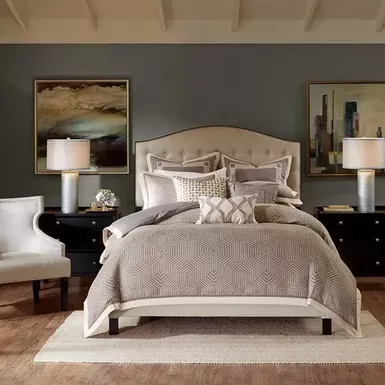 Grey Shades Of Grey Comforter Set King 2 Grey Shades Of Grey Comforter Set King - Image 2