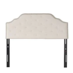 Silas Contemporary Full/Queen Headboard By Christopher Knight Home - Ivory -Bed Frame Shop fa97929a 6748 4730 a235 87cfd0b7d893