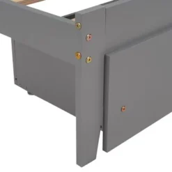 Nestfair Queen Size Platform Bed With Drawers - Grey -Bed Frame Shop fc9481b0 6cd5 42c1 a714 297c72113c5a