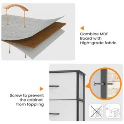 Pellebant 5 Drawers Vertical Storage Tower Organizer - Green - 5-drawer -Bed Frame Shop fce9e42e e036 4dad 8995 668f01053853