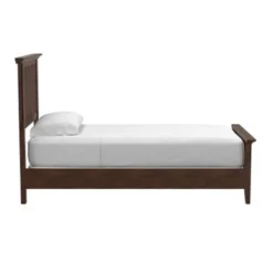 Modern Mission Vintage Oak Finish Wood Bed - King -Bed Frame Shop fda1cf85 bb12 40a3 bdc1 c6dcafb0fbfa