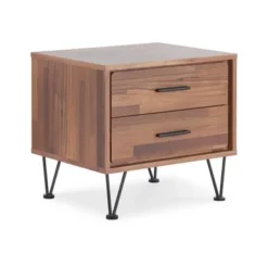ACME Deoss Nightstand With 2 Drawers - Walnut