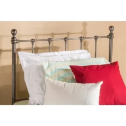 Hillsdale Molly Metal Headboard, Black Steel - Twin