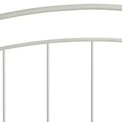 Julien Metal Headboard, Textured White - White - Queen -Bed Frame Shop ff2a7c29 cb4e 4d94 ab74 efcfd4c41a10